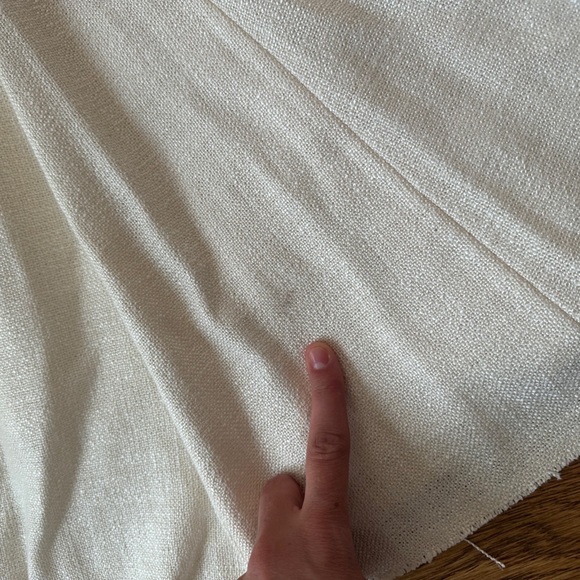 Theory Ivory Linen A-Line Dress - Picture 10 of 10